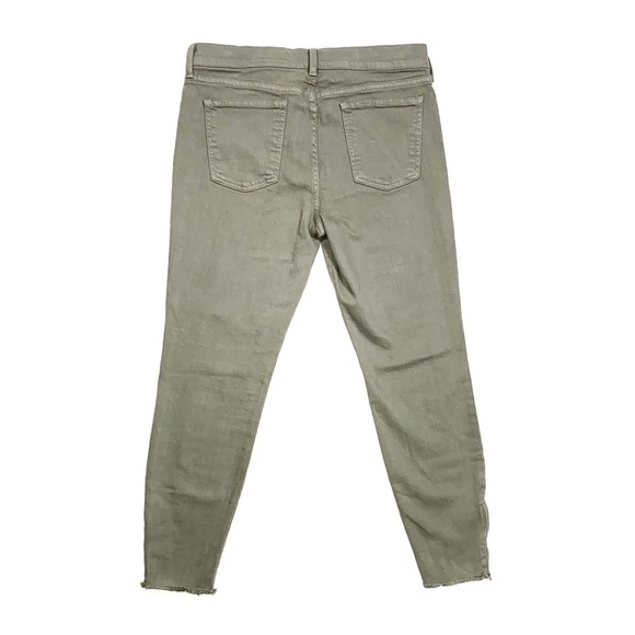 Anthropologie Pistola Mid Rise Skinny Jeans, ankle zip, green, Sz 31 - Picture 5 of 8